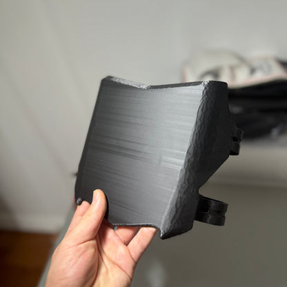 3d Printed Motocutz Plate (Black)