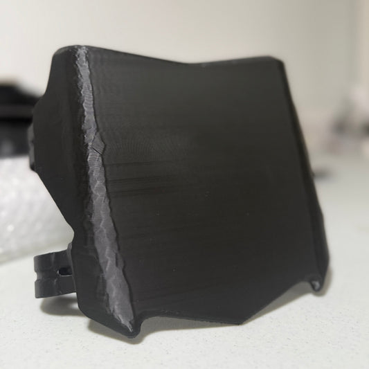 3d Printed Motocutz Plate (Black)