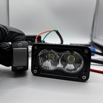 Rechargeable Battery Powered Baja Light w/ Switch (Metal)